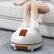 Angle. Costway - Steam Foot Spa Bath Massager Foot Sauna Care w/ Heating Timer Electric Rollers Brown - Brown/White.