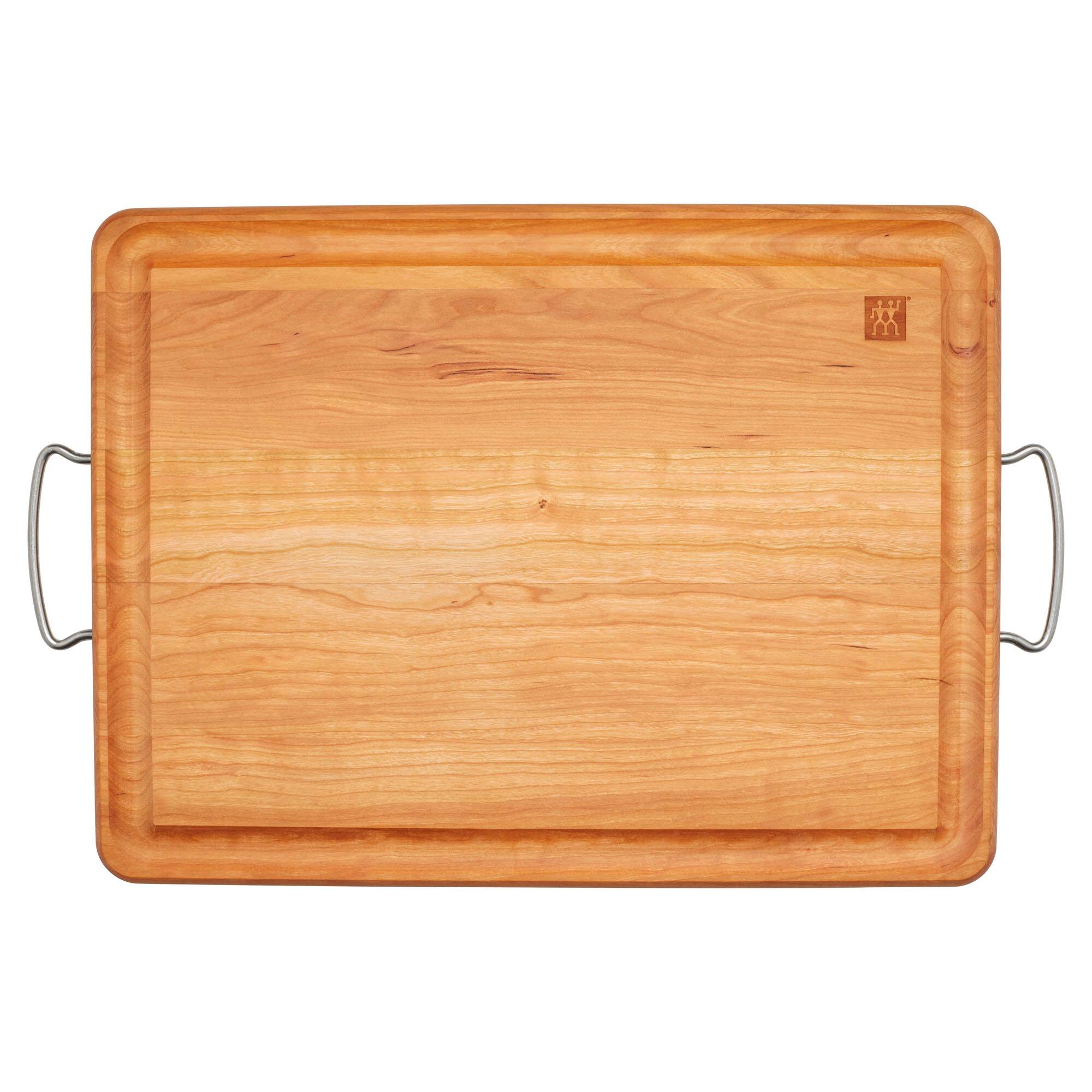 Alt View 4. ZWILLING - ZWILLING Cherry Wood Carving Board with Handles - cherry.