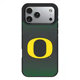 Keyscaper - NCAA - Oregon Ducks Bump Case with 8.2ft Drop Protection - 15 Pro - Black