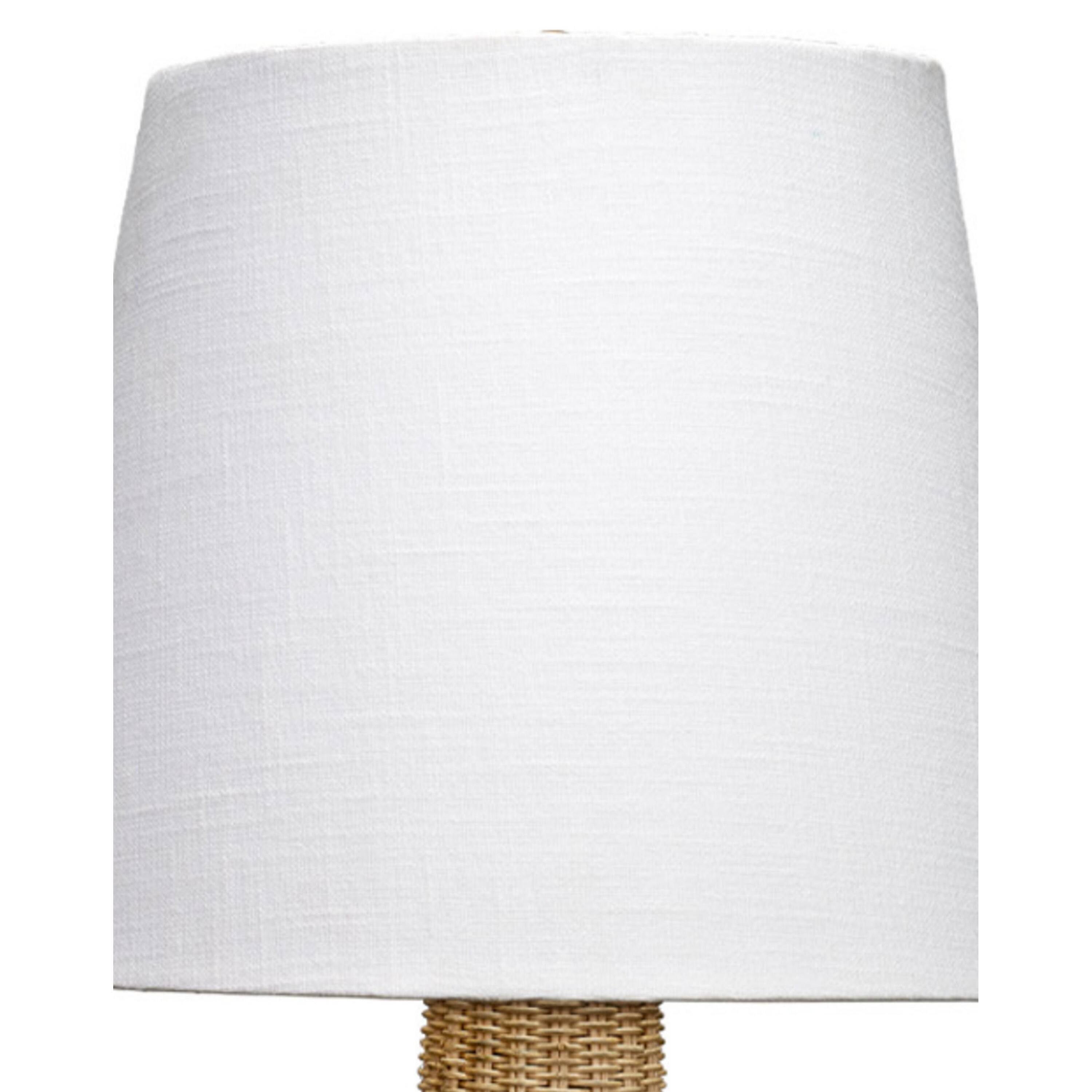 Manhattan Lane 27 Inch Table Lamp, Tree Trunk Base, Tapered Shade White ...