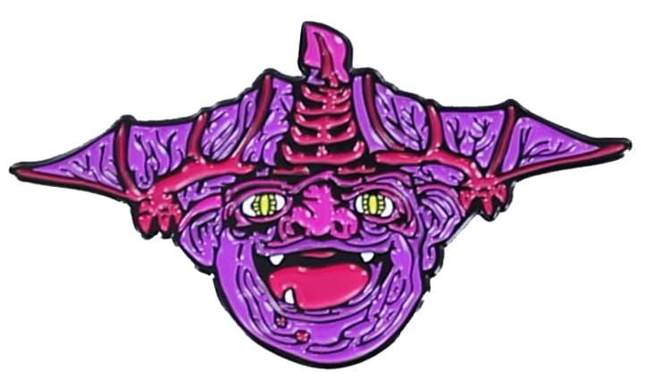 Alt View 1. TriAction Toys - Boglins Vlad Enamel Collector Pin - Purple.