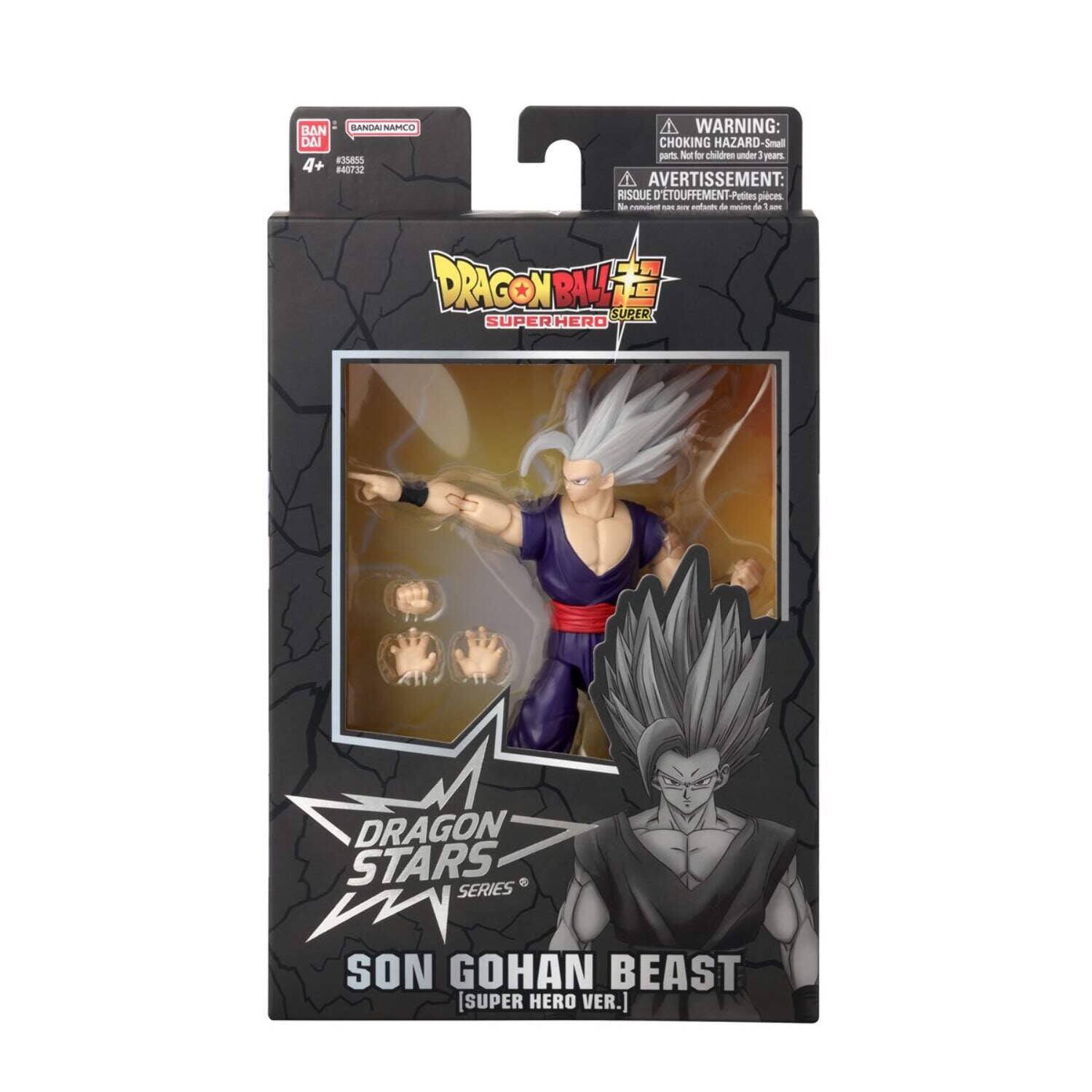 SANIA NAHCO BAN DA SEAZEN 4+ MOTT WARNING: CHOKING HAZARD-Small parts 3 - children under 1 year A AVERTISSEMENT: RISQUE D'ETOUFFEMENT-Petites pièces Ne TAR - - - -e - de - DRAGONBALL SUPER HERO DRAGON STARS SERIES SON GOHAN BEAST [SUPER HERO VER.]