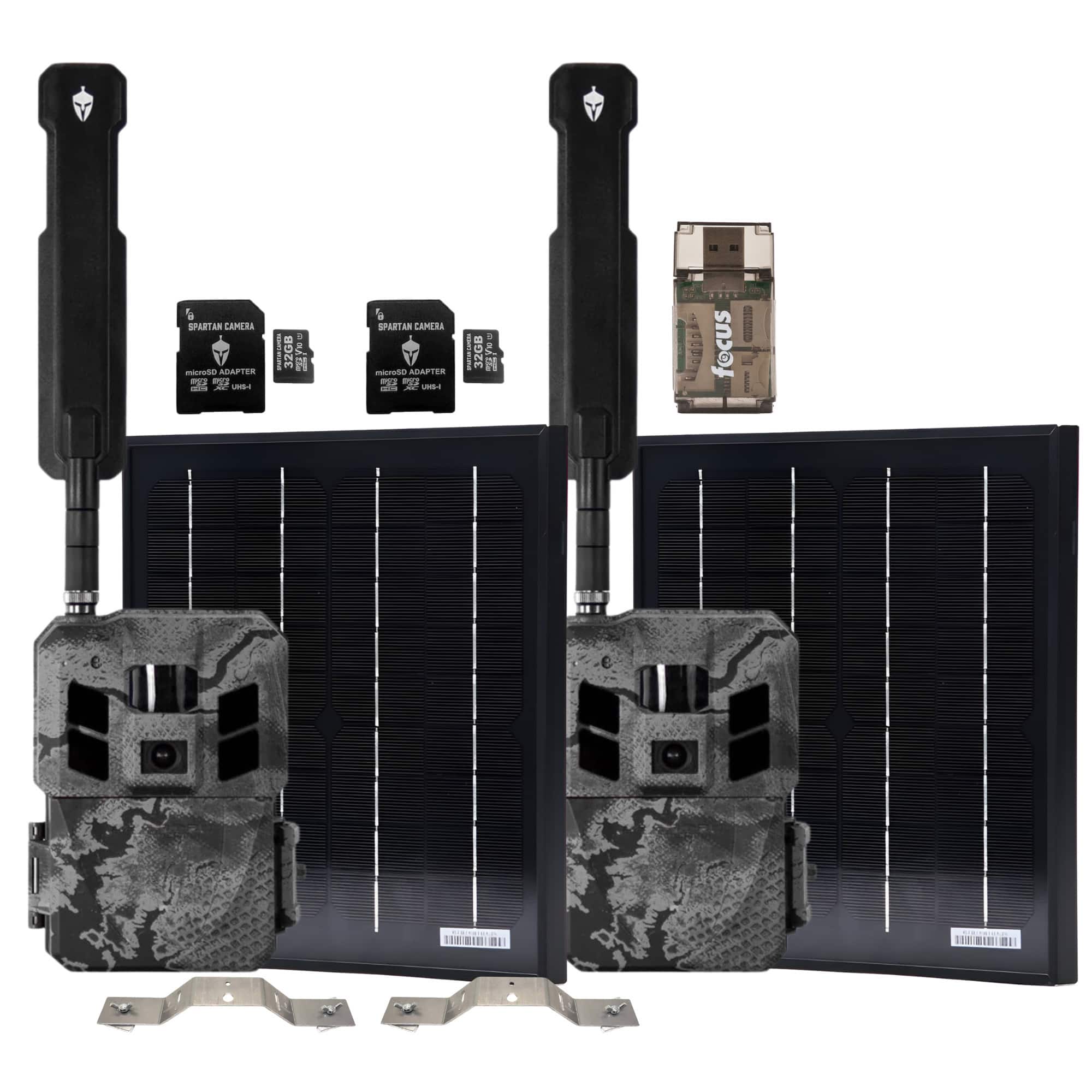 Bundle - Spartan Camera - Spartan GoLive3 4G/LTE Multi-Carrier Trail Camera (Areus Camo) with Accs.