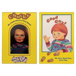Fanattik - Child's Play Chucky Limited Edition Embossed Metal Ingot and Spell Card Set - Gold