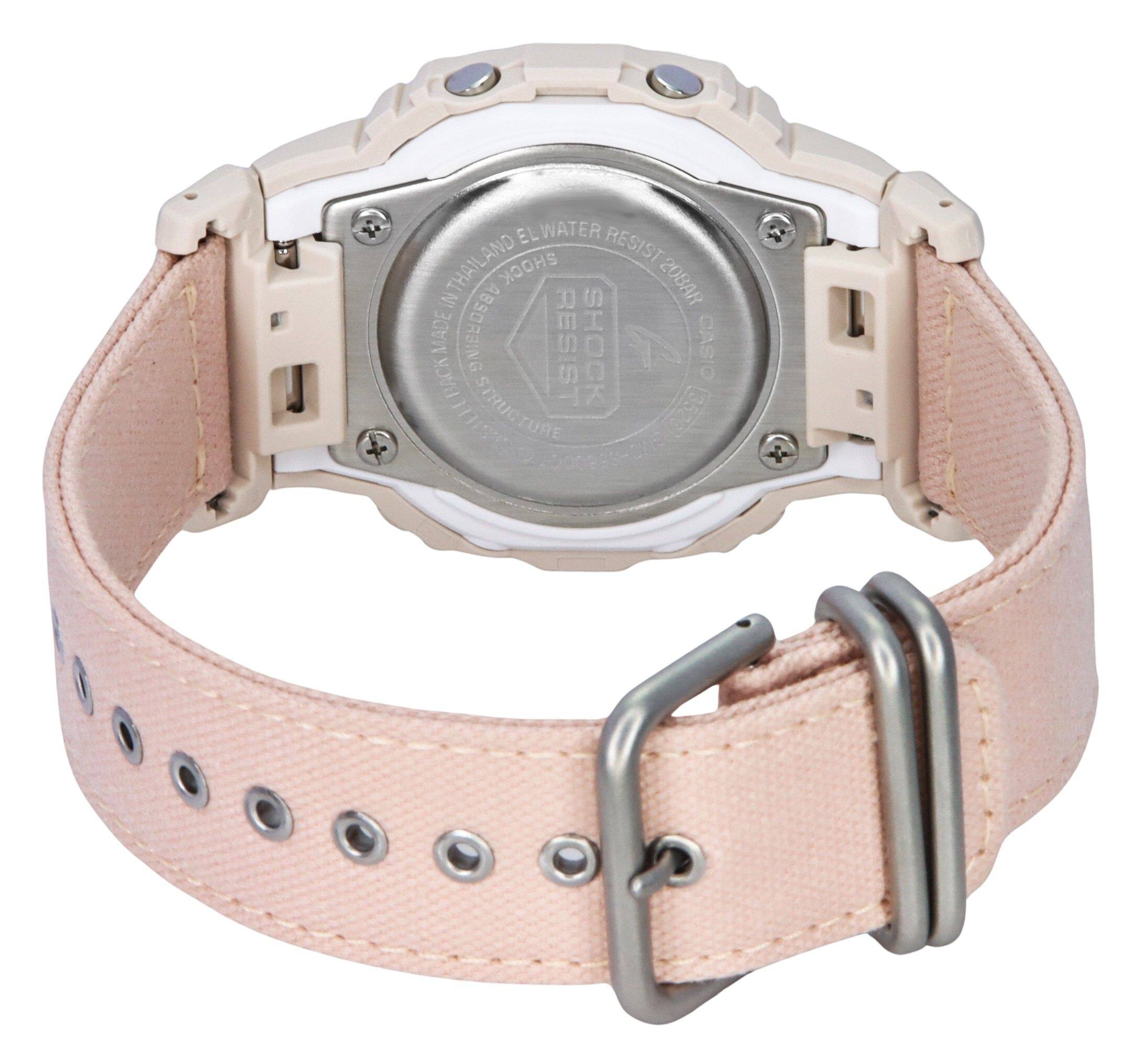 Sure, here is the corrected and grouped text from the image:

- EL WATER RESIST 20BAR
- MADE IN THAILAND
- SHOCK RESIST
- CASIO
- BACA
- 0 m11
- STRUCTURE 3522