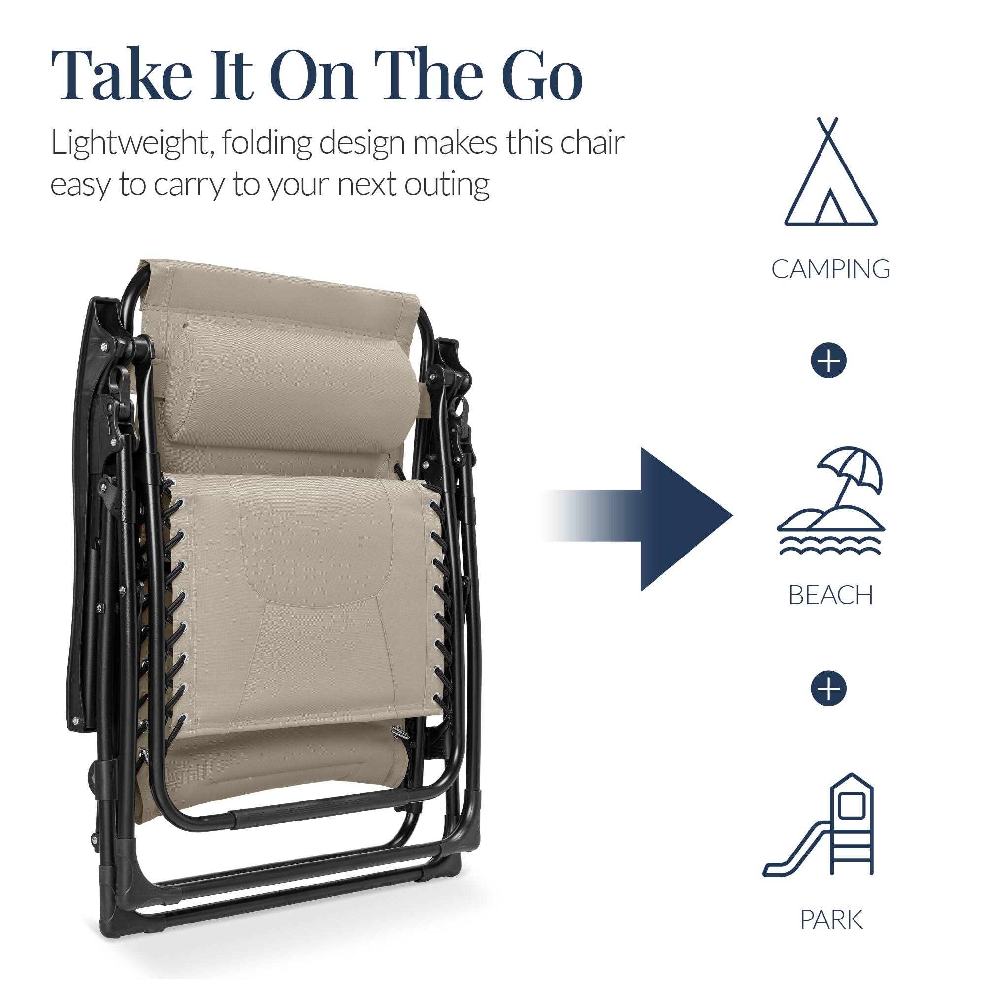 Take It On The Go

Lightweight, folding design makes this chair easy to carry to your next outing

CAMPING + BEACH + PARK