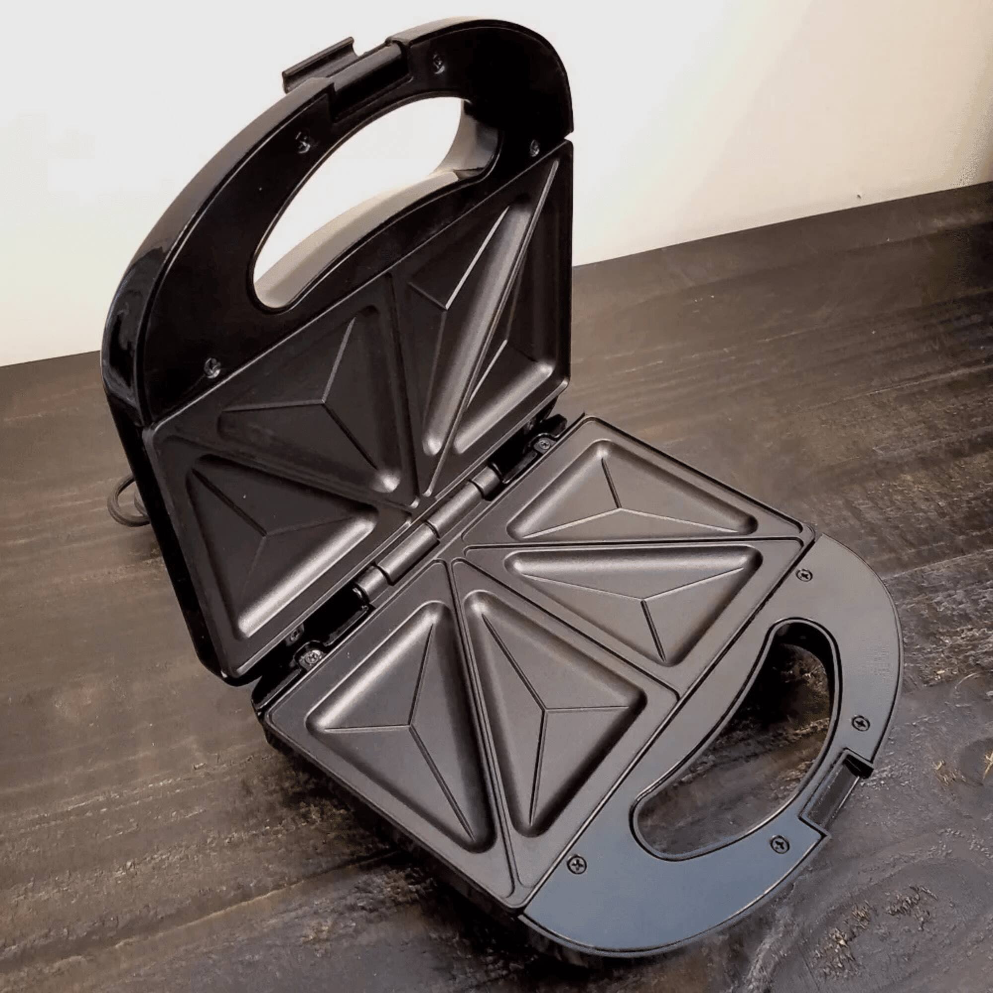 Back. Tiramisubest - Tiramisubest Double Sandwich Maker, Black - Black.