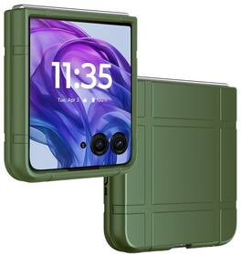Nakedcellphone - Slim Case for Motorola RAZR+ 2024/2025/2026 Flip Phone (RAZR PLUS) - Green