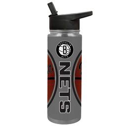 Great American Products - Brooklyn Nets 24oz. Jr. Thirst Game Ball Hydration Bottle - Brown