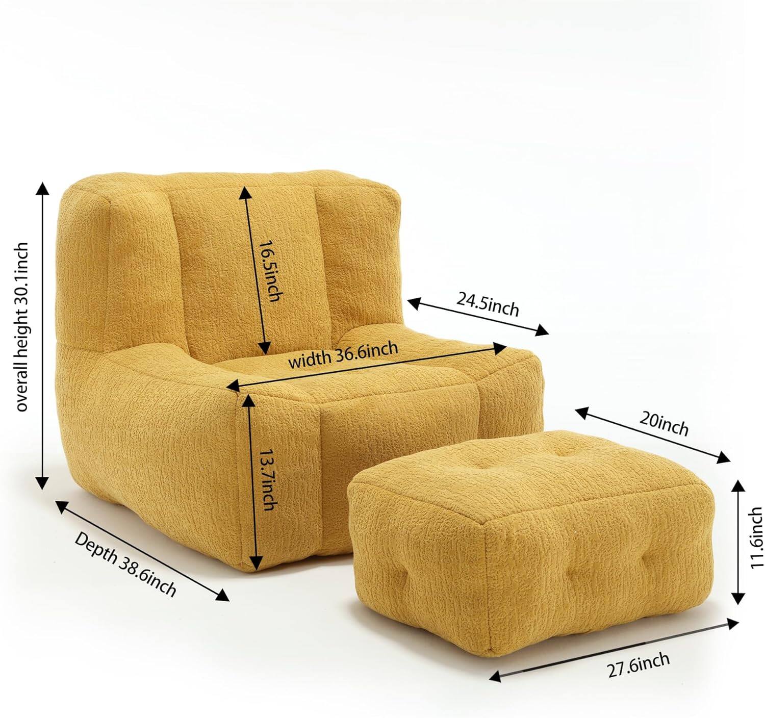 1 inch  
30 inch height overall  
Depth 38.6 inch  
16.5 inch width  
36.6 inch  
13.7 inch  
24.5 inch  
20 inch  
11.6 inch  
11 inch  
27.6 inch  
27 inch