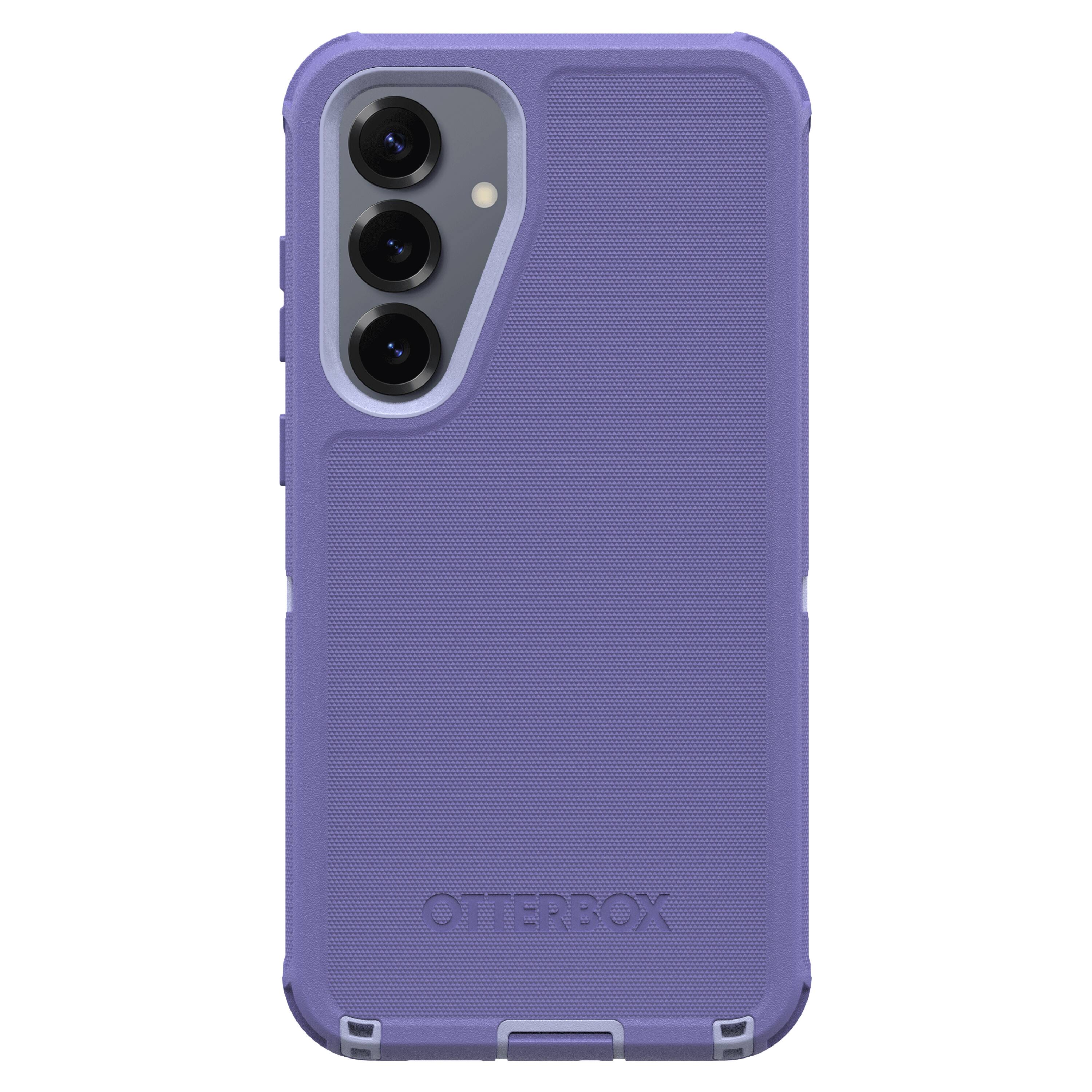 Angle. OtterBox - Defender Series Pro Hard Shell for Samsung Galaxy S25+ - Purple.