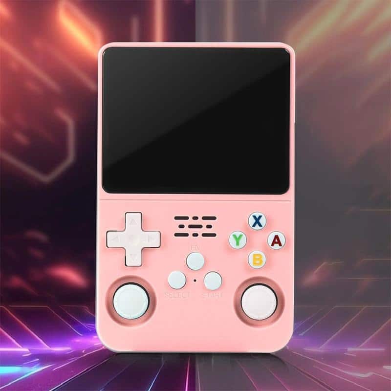 R36S Retro Handheld Game Console, 3.5-inch HD Screen, 64GB Large Capacity Memory, Portable Handheld Game Console