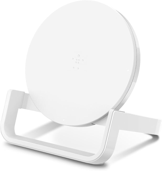 Front. Belkin - Belkin Boost Up Wireless Charging Stand 10W I Color: White - White.