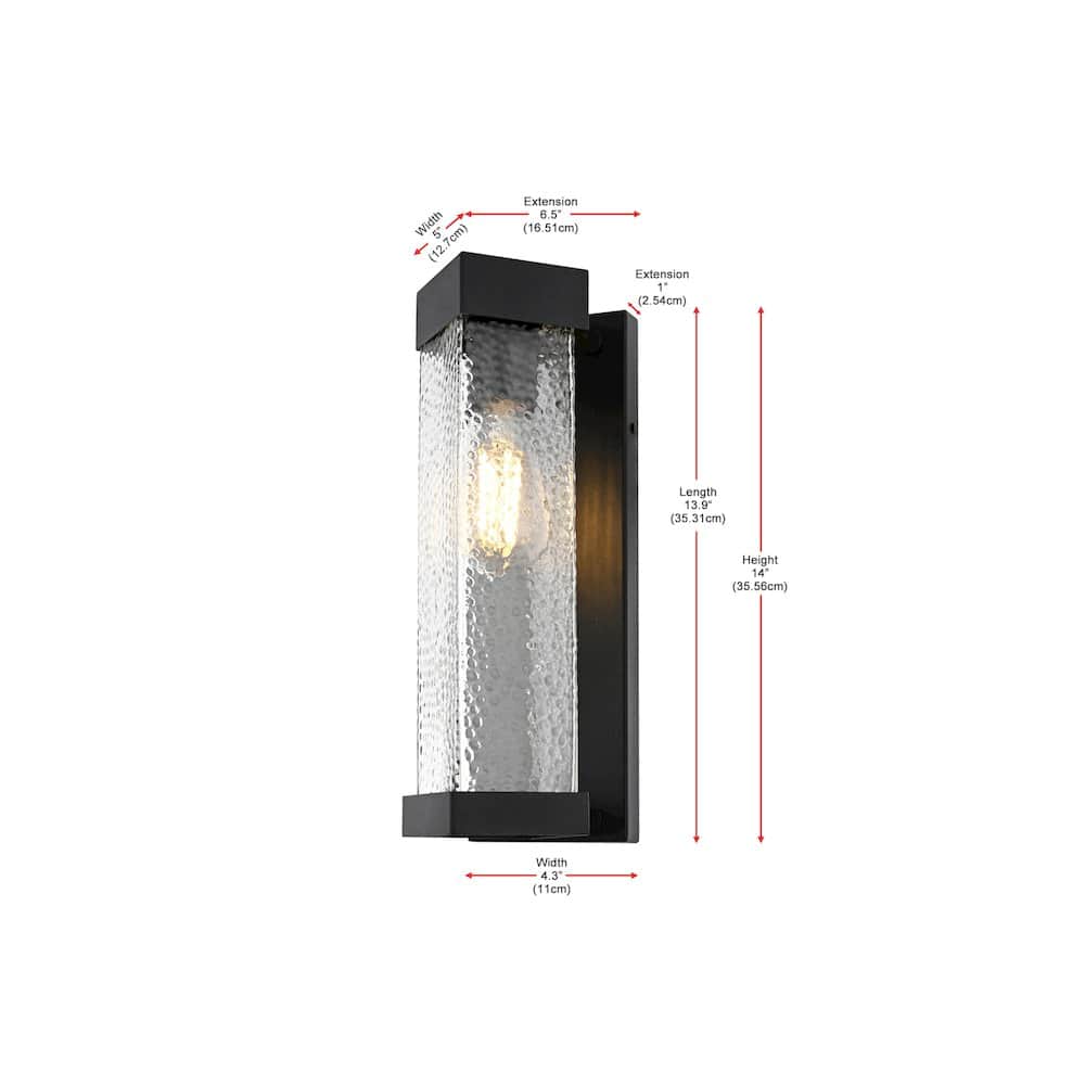 Elegant Lighting - Swain 7 inch Outdoor Pendant - Black price history on PriceWatchPro