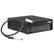 Front. MSI - EdgeXpert Mini Desktop - Arm 20 core - 128GB Memory - NVIDIA Blackwell Graphics - 4TB SSD-With QSFP Cable - Black.