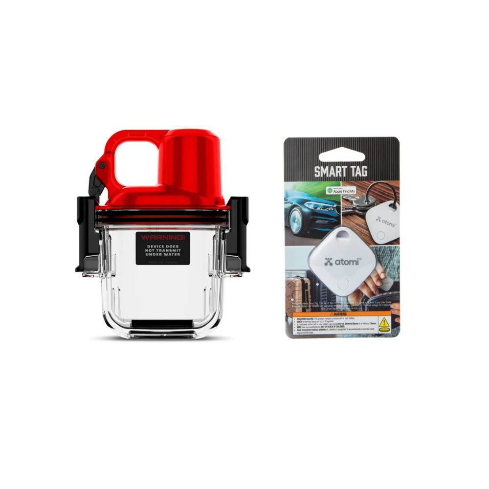 SMART TAG  
Apple Find My  
WARNING!  
DEVICE DOES NOT TRANSMIT UNDER WATER  
X atomi