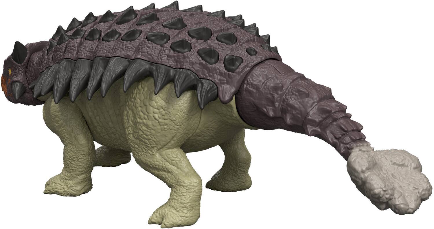 Alt View 4. Mattel - Mattel - Jurassic World: Rebirth Wild Roar Ankylosaurus   - Collectibles - Multicolor.