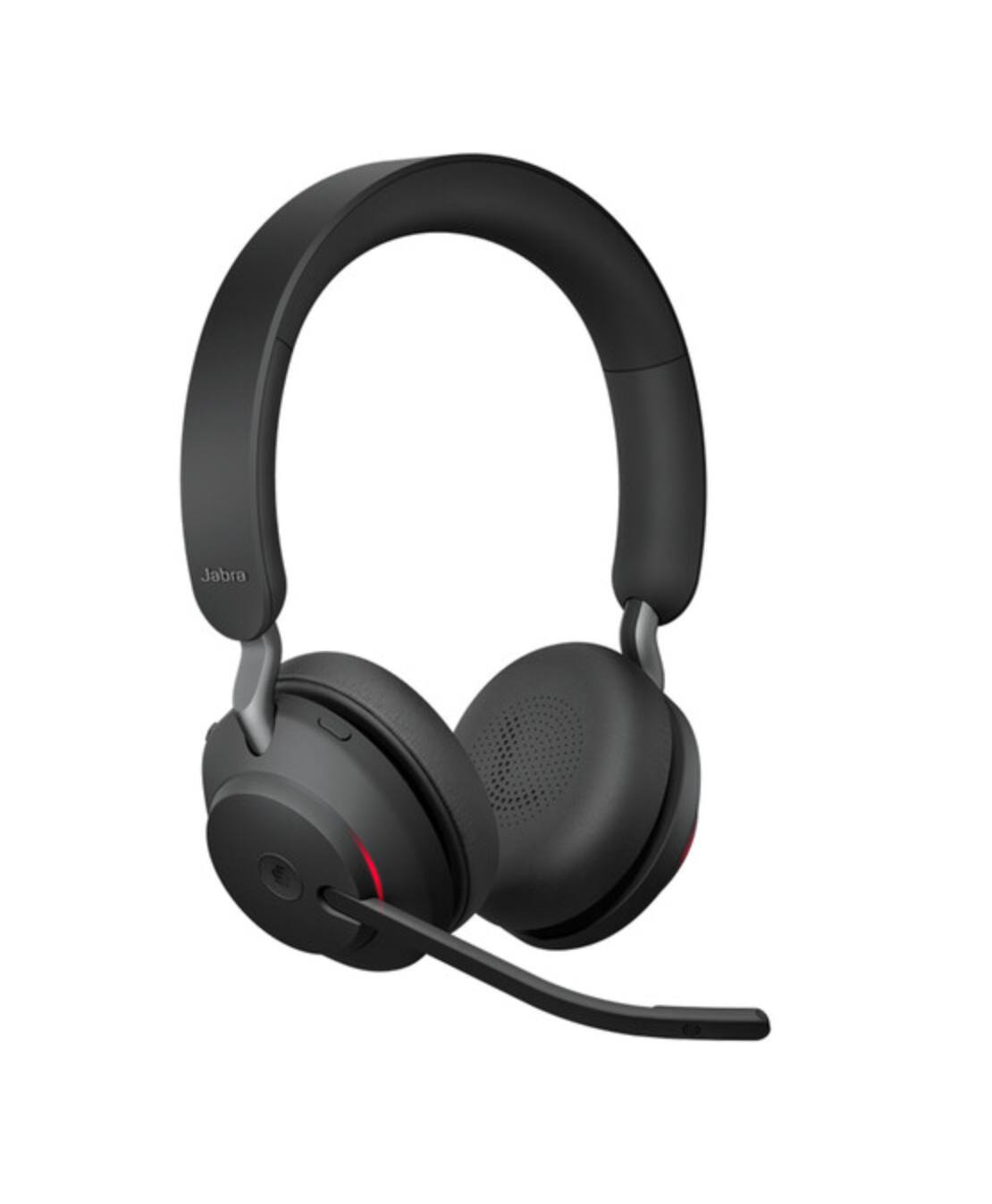 Left. Jabra - Evolve2 65 Wireless Stereo Headset - USB-A - MS Teams (26599-999-999) - Black.