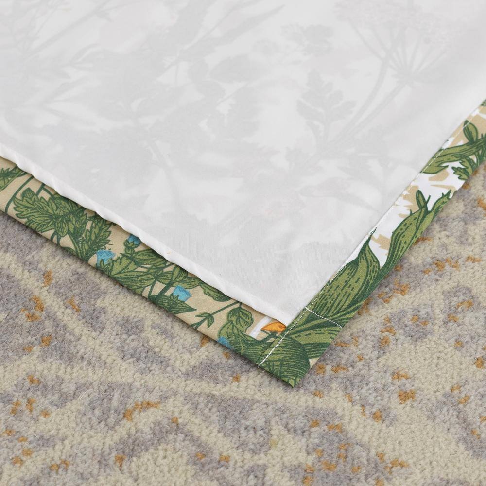 Back. Barefoot Bungalow - Greenland Home Fashions Barefoot Bungalow Dandelion Window Panel Pair42x84", Taupe - Taupe.