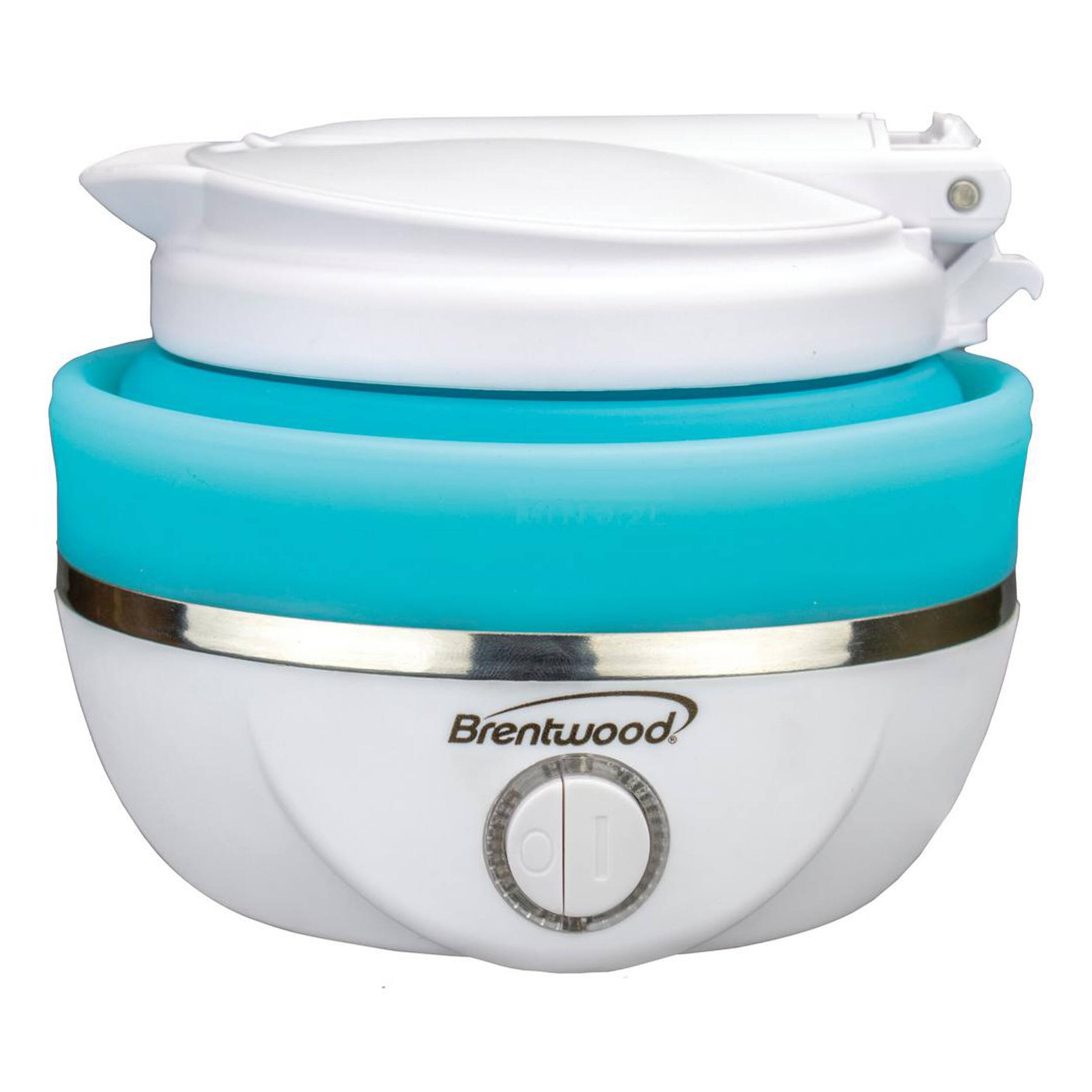 Alt View 1. Brentwood - Brentwood Dual Voltage 3.3 Cup Collapsible Travel Kettle in Blue - Blue.