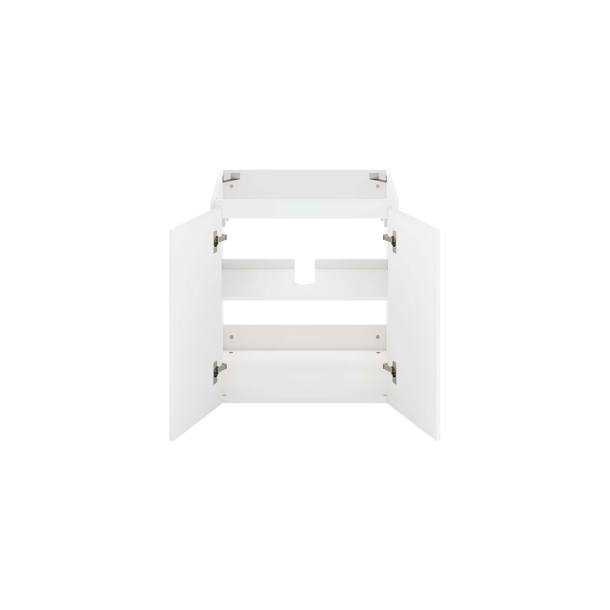 Alt View 1. Modway - Bryn Wall-Mount Bathroom Cabinet Basin Not Included - White.