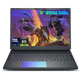 Dell - Alienware Area-51 18" Gaming Laptop - Intel Core Ultra 9 275HX - 32GB RAM 1TB SSD - NVIDIA GeForce RTX 5090 - Blue
