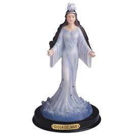 FC Design - 9"H Diosa Del Mar Goddess of The Sea Yemaya Holy Figurine Statue Office Desk Tabletop Home Decor Gift - Multi-Color