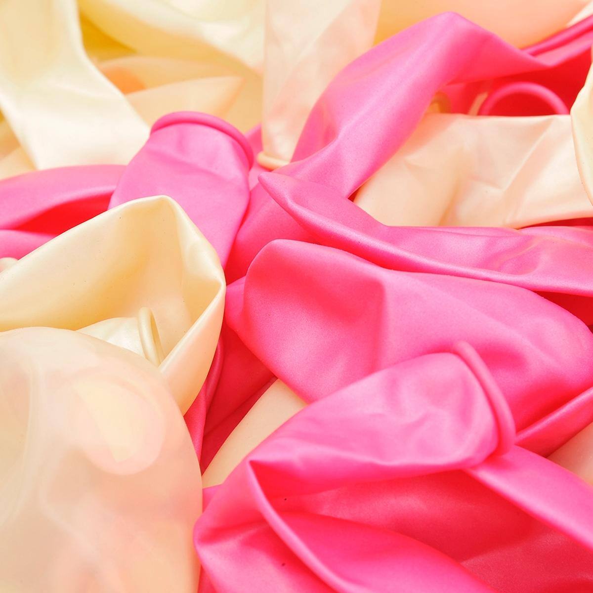 Angle. JuzToys - Party Pink And White Confetti Balloon - Pink.