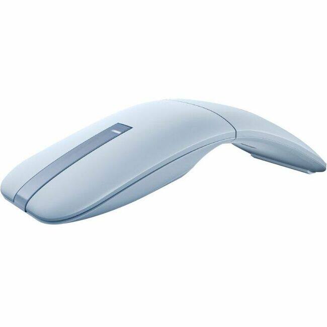 Front. Dell - Dell MS700 Mouse - Travel Mouse - Optical - Wireless - Bluetooth - Misty Blue - 4000 dpi - Touch Scroll - 2 Button(s) - Blue.