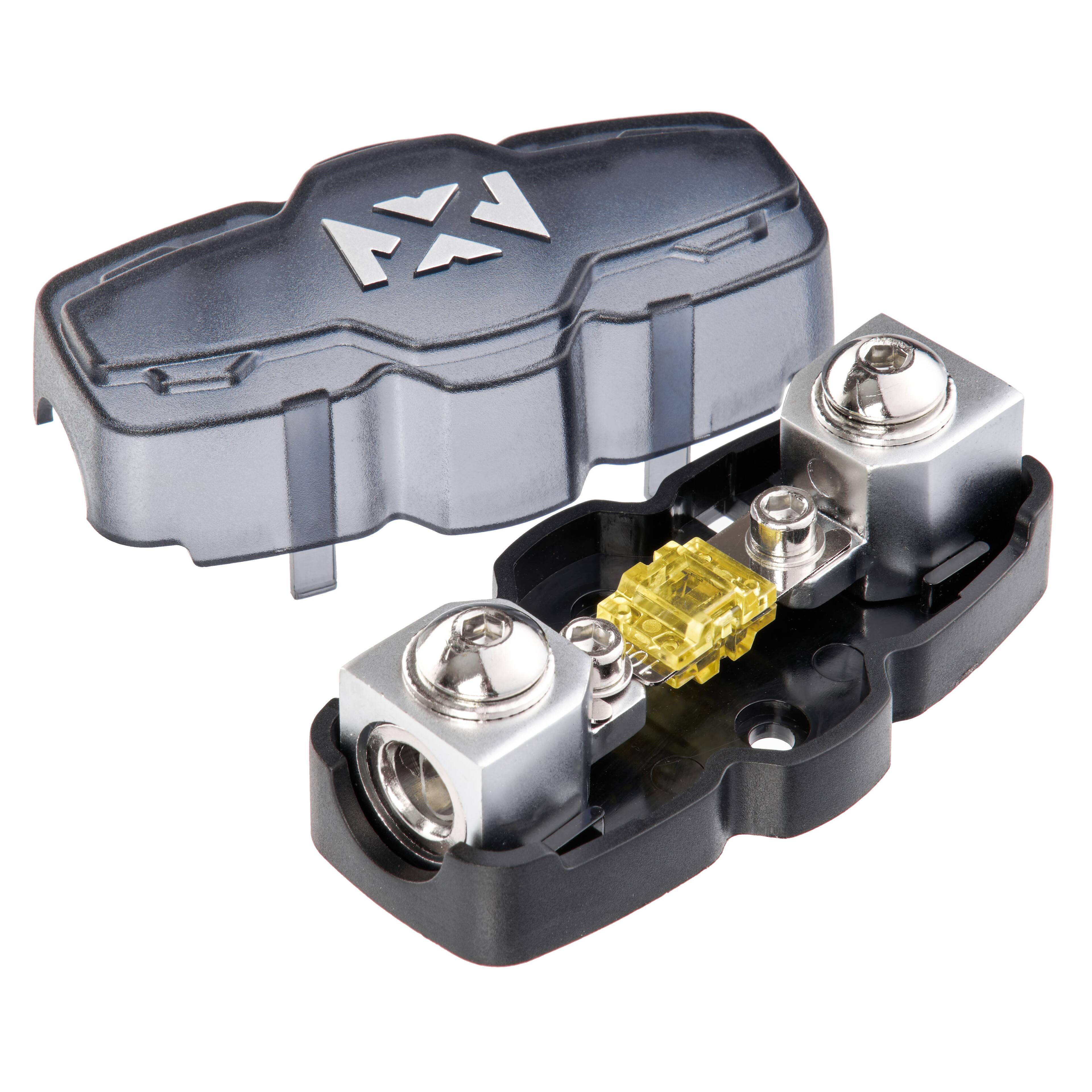 Alt View 8. NVX - XKIT44 True 4 Gauge AWG 100% OFC Complete Amplifier Wiring Kit with 4-Channel RCA Cable.