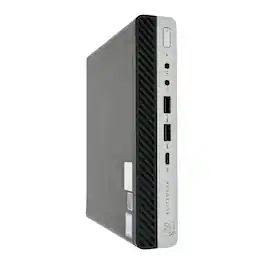 HP - Refurbished Excellent - ProDesk 600 G5 Mini PC | Intel Core i5-9500T | 8GB RAM | 256GB NVMe | Built-in Wi-Fi BT | Windows 11 Pro (Renewed) - Black