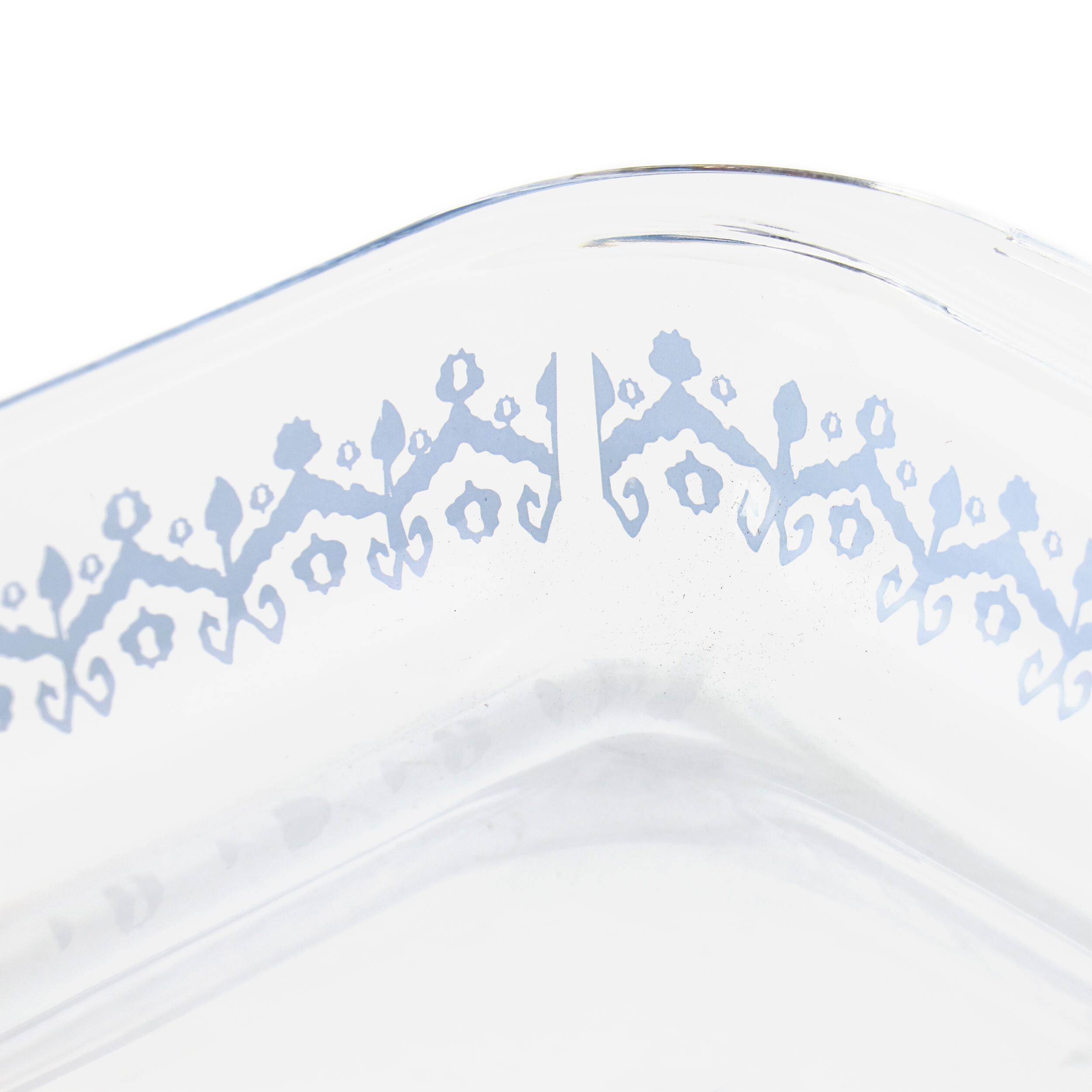 Alt View 4. Gibson - Spice By Tia Mowry 2 Piece 3.1 Quart and 2.3 Quart Glass Baker Set in Blue and Pink - Blue and Pink.