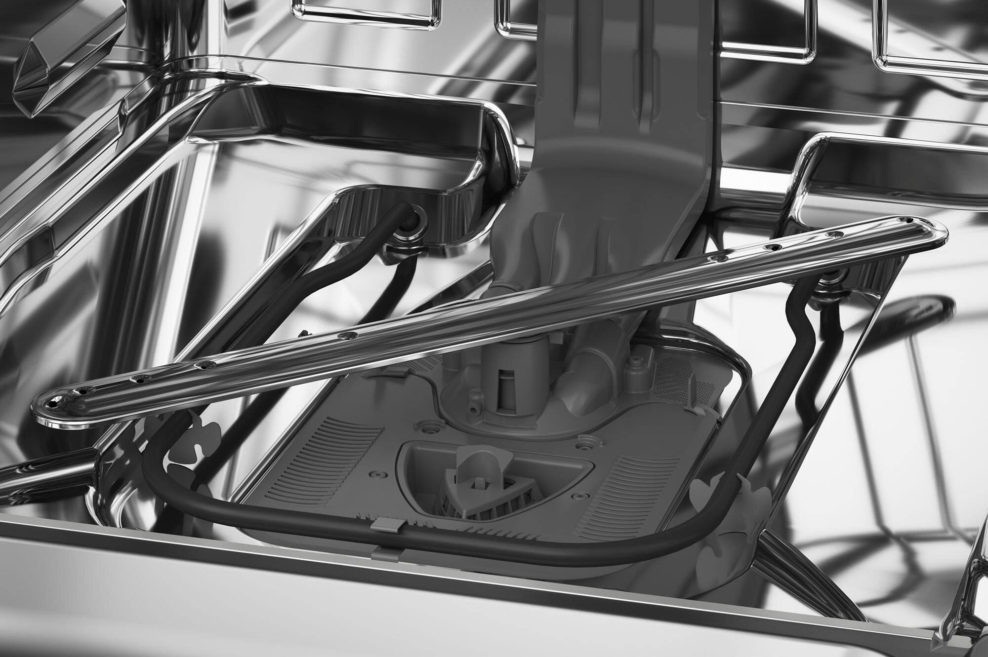 Alt View 5. KitchenAid - 24"  Top Control Built-In Dishwasher with 360 Max Jets Third Rack and ProDry  System, 44 dBA - Black Ore.