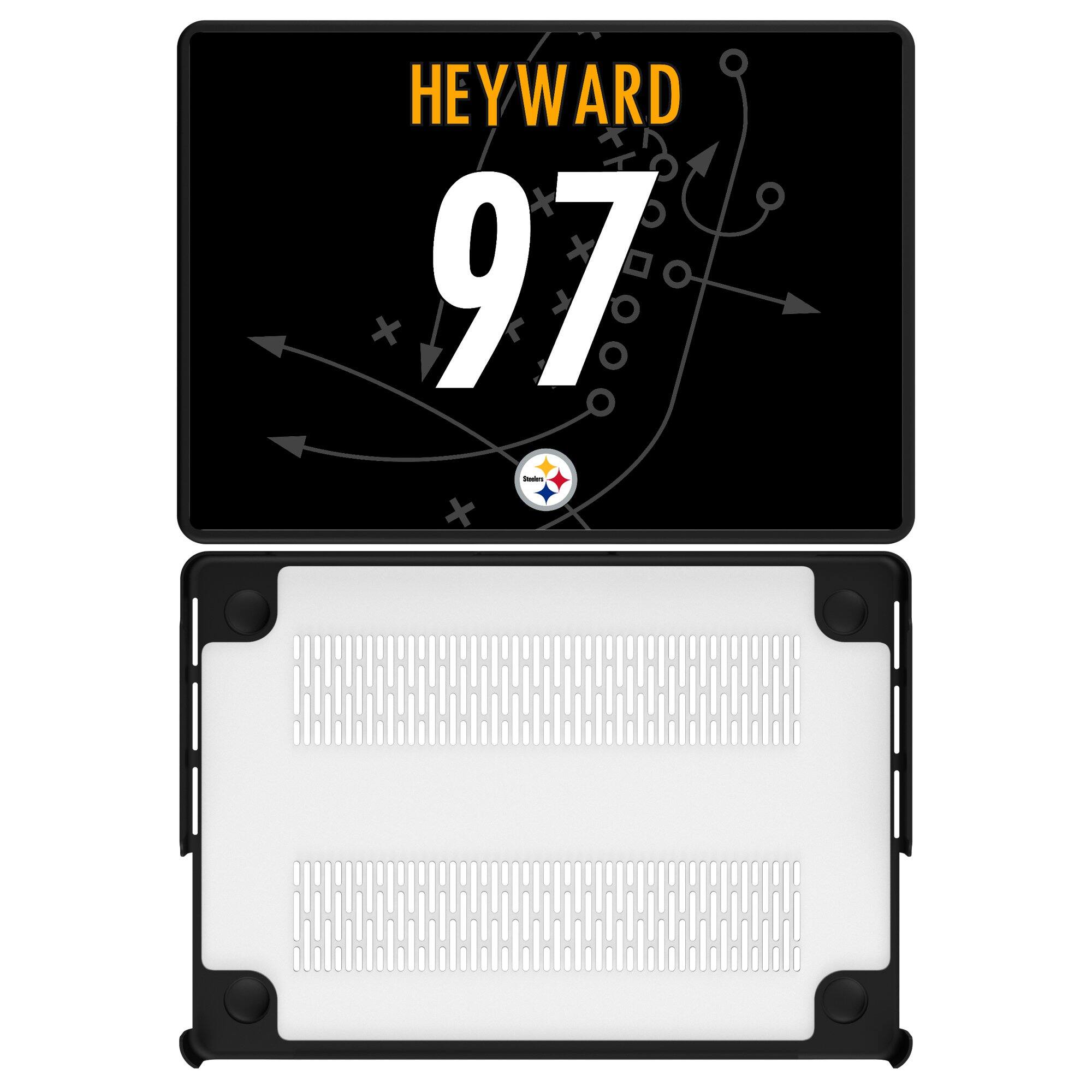 Front. Keyscaper - Cameron Heyward Pittsburgh Steelers MacBook Case - Pro 16 in - Multicolor.