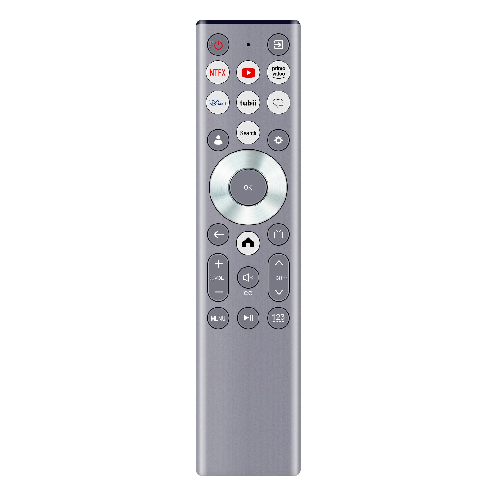 VINABTY - New ERF6A80 IR Replaced Remote Fits for Hisense U6 U7 U8 U9 Series Mini-LED ULED QLED 4K Canvas TV(No Voice Function) - Black