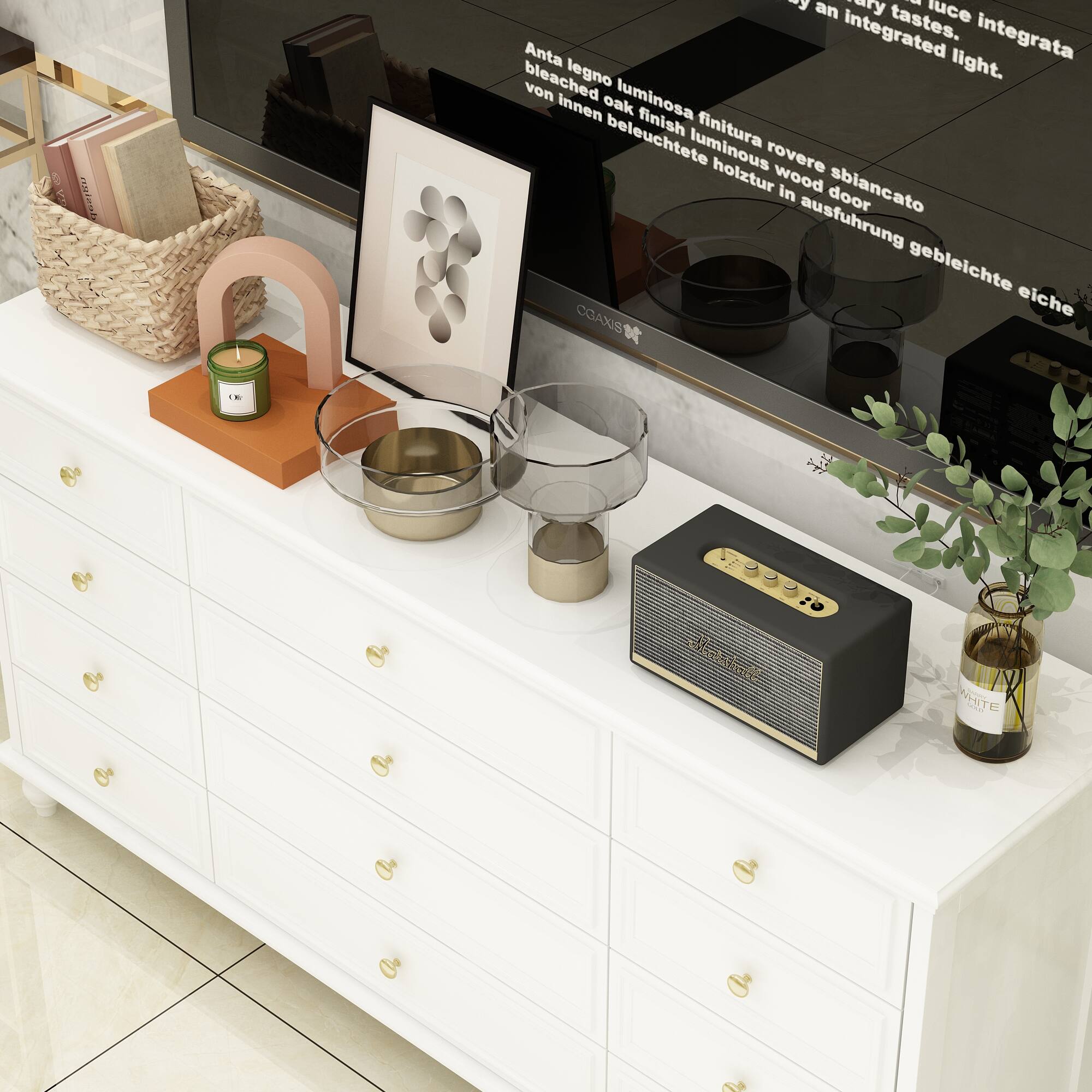 Anta legno bleached oak finish rovere wood door luminous luminous wood in beluchtete sbiancato eiche ausfuhrung gebleichte COAXIS