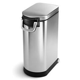 simplehuman - x-large pet food can, stainless steel - Brushed