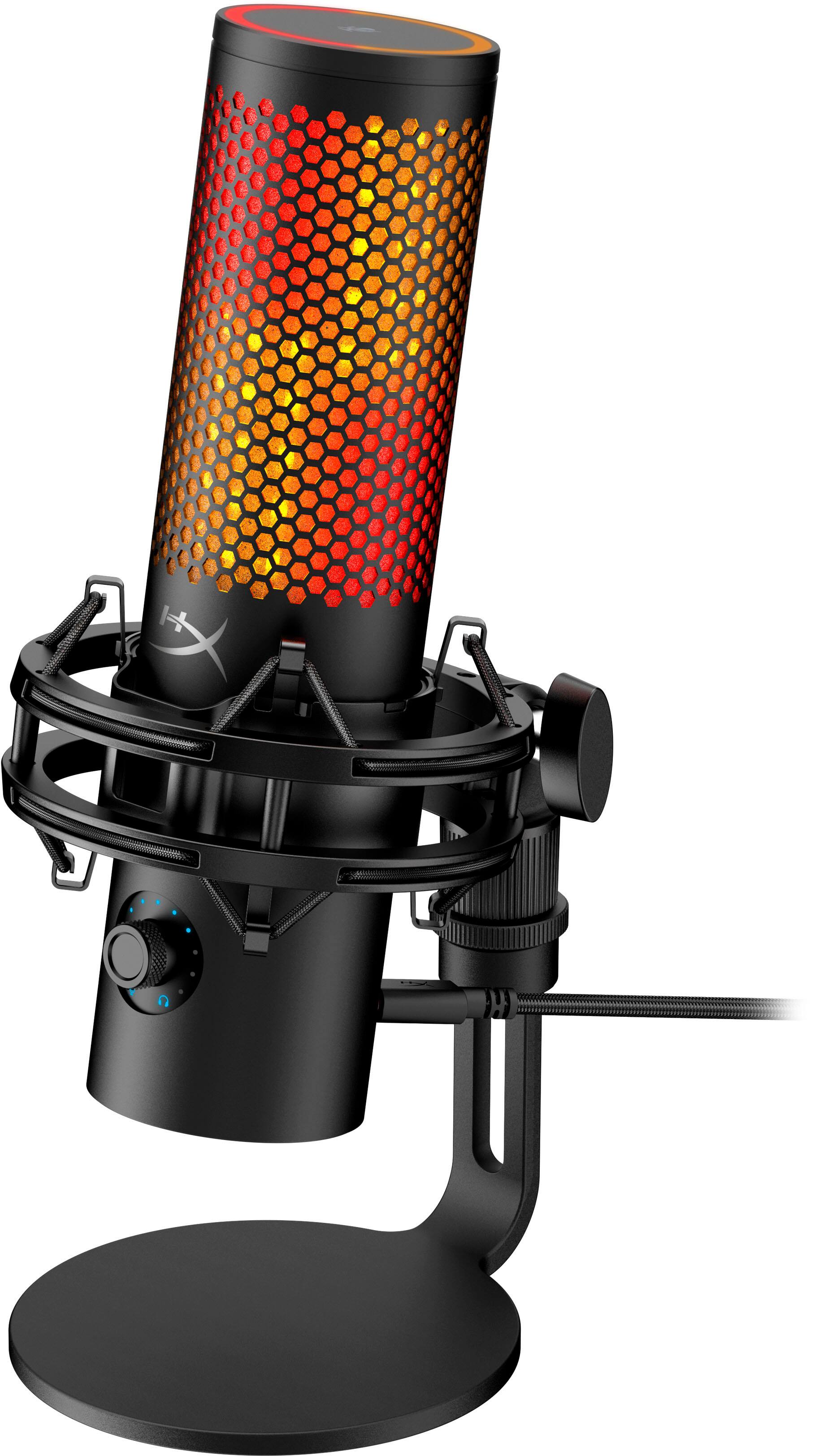 Alt View 19. HyperX - QuadCast 2 S Wired Multi-Pattern USB Electret Condenser Microphone - Black.