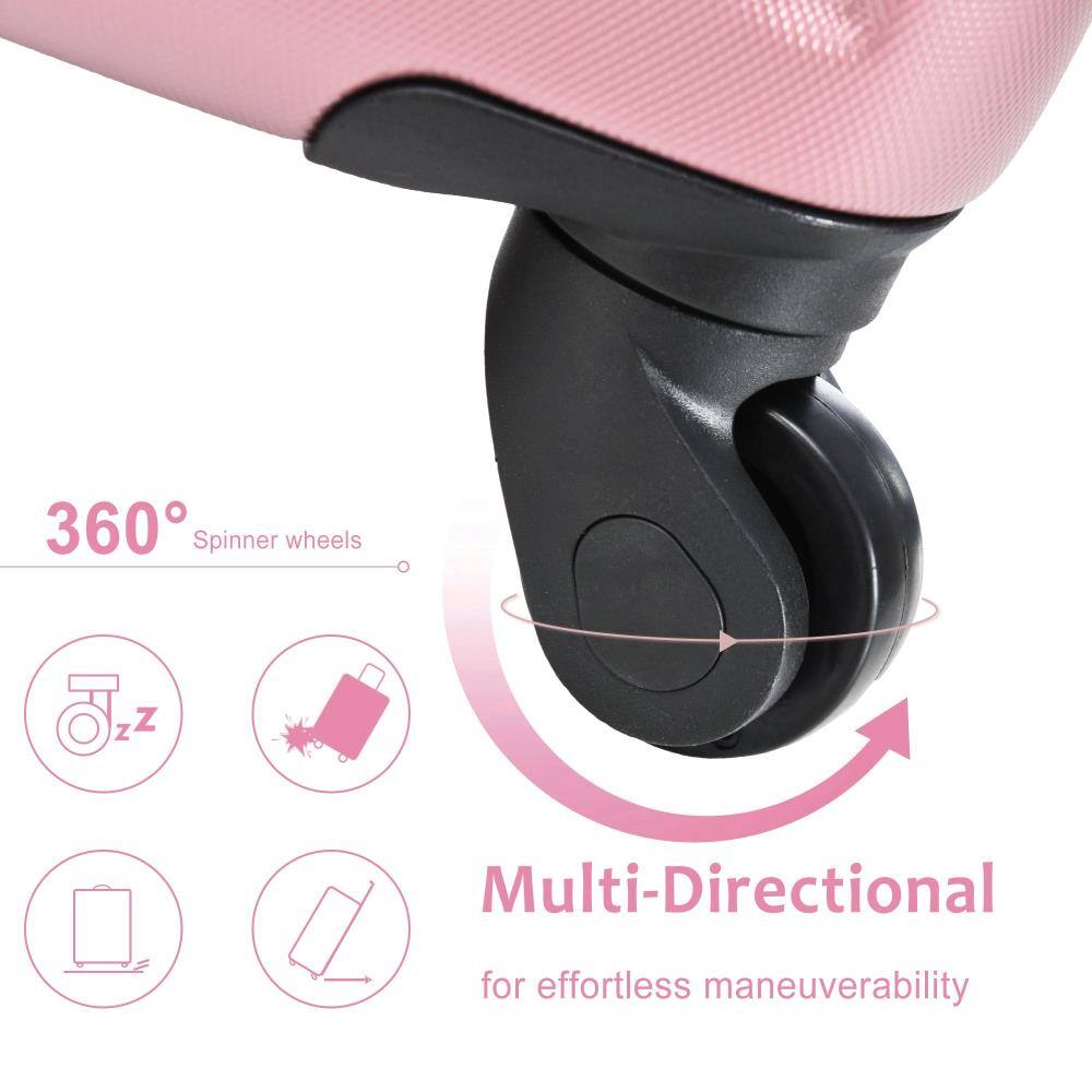 360° Spinner wheels

Multi-Directional for effortless maneuverability