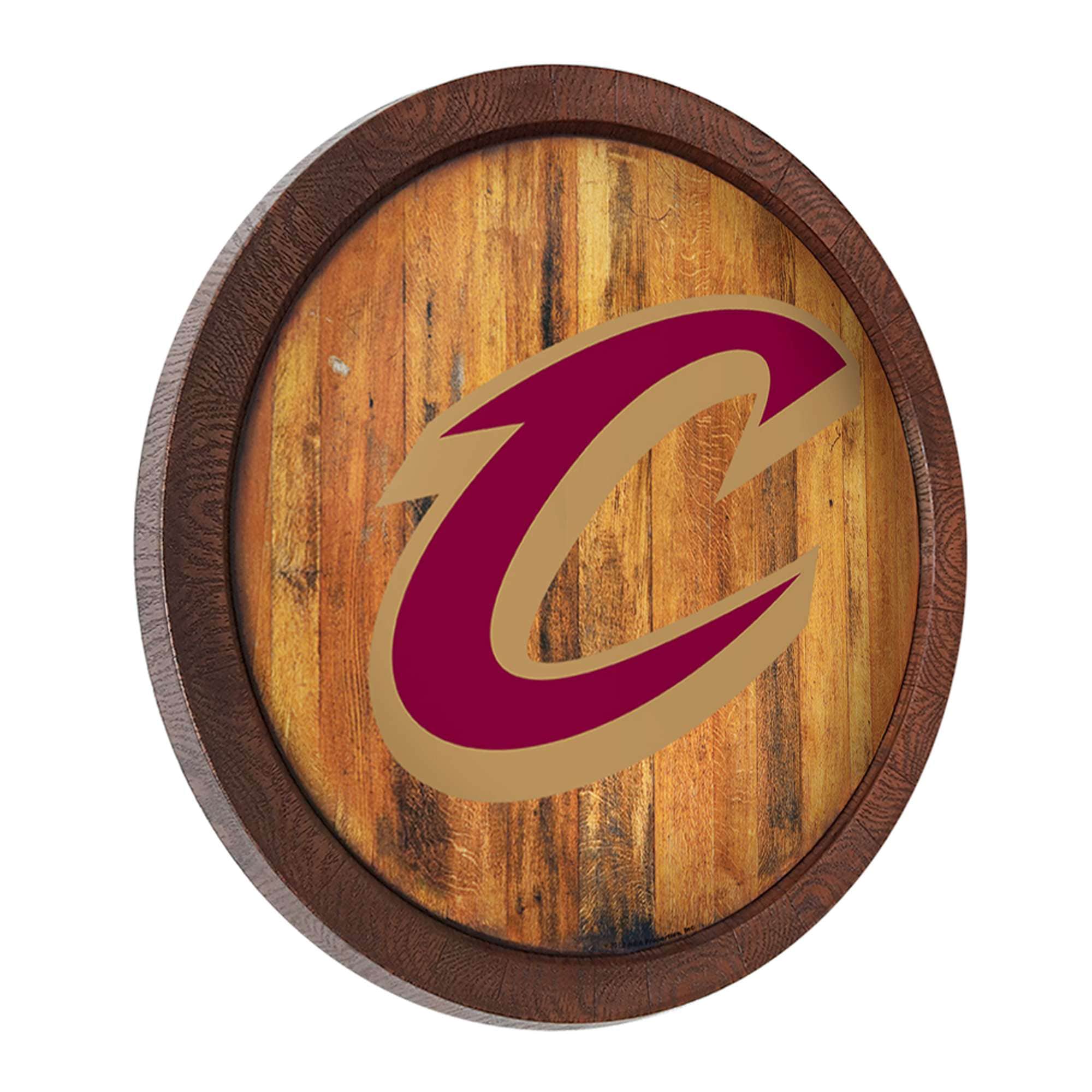 Alt View 1. The Fan-Brand - Cleveland Cavaliers 20.25'' Faux Barrel Top Sign - Multicolor.