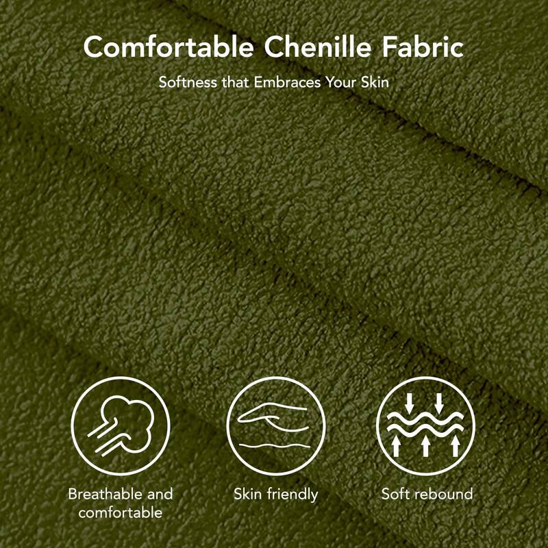 Comfortable Chenille Fabric  
Softness that Embraces Your Skin  

- Breathable and comfortable  
- Skin friendly  
- Soft rebound