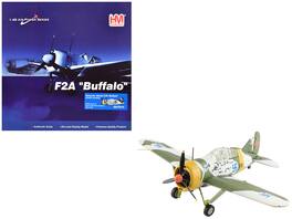 Hobby Master - Brewster F2A Model 239 Buffalo Fighter BW364 LeLv 24 Ilmari Juutilainen 1942 Finnish Air Force Air Power 1/48 - Multicolor