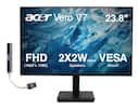 acer Vero V7 23.8" FHD 2X2W (watts) VESA (1920 X 1080) Speakers Mount