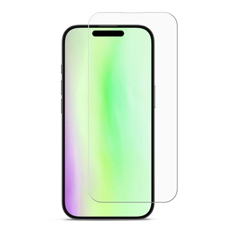 Front. Mybat Pro - MyBat Pro Tempered Glass Screen Protector (2.5D) (3-pack) for Apple iPhone 17/iPhone 17 Pro / 16 Pro - Clear - Clear.