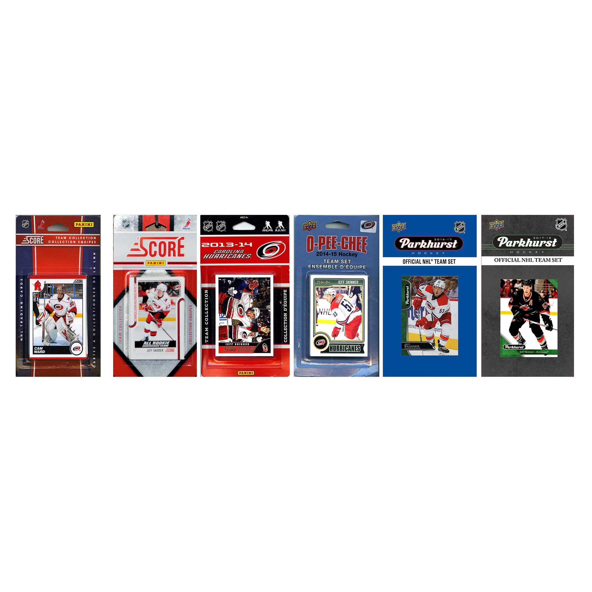C&I Collectibles - Carolina Hurricanes Trading Card Team Sets - Multicolor price history on PriceWatchPro