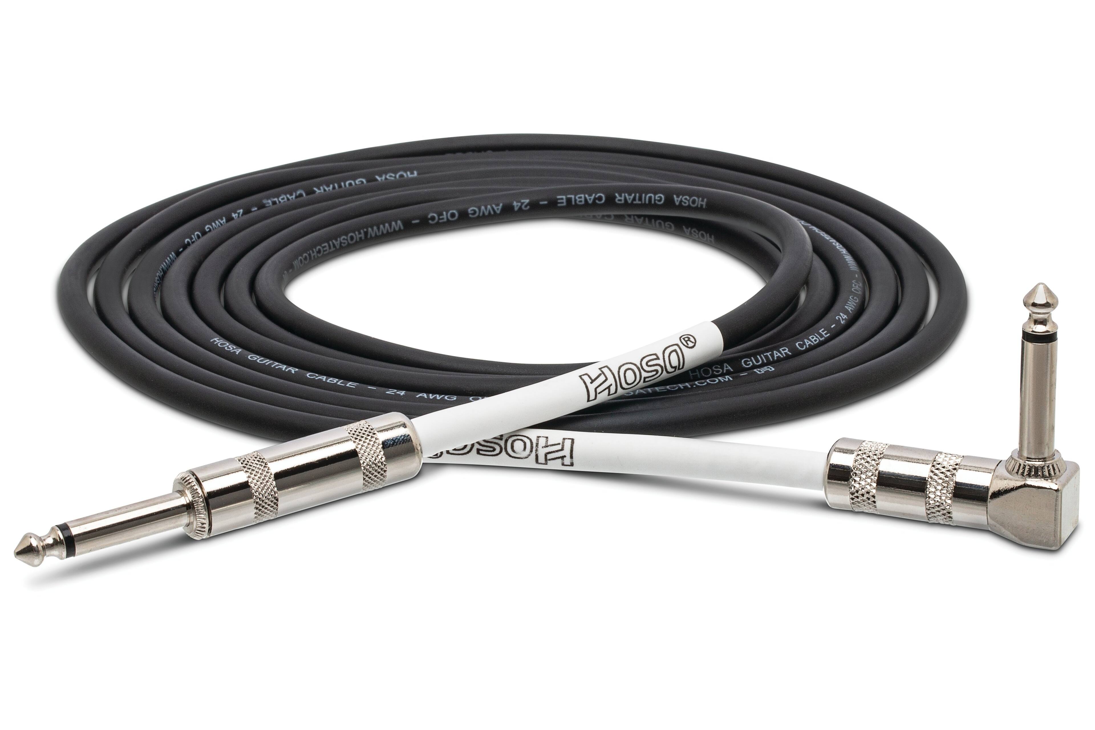 Guitar Cable, Hosa Straight to Right-Angle, 10 ft. Misc Cords Cables Headphones price history on PriceWatchPro
