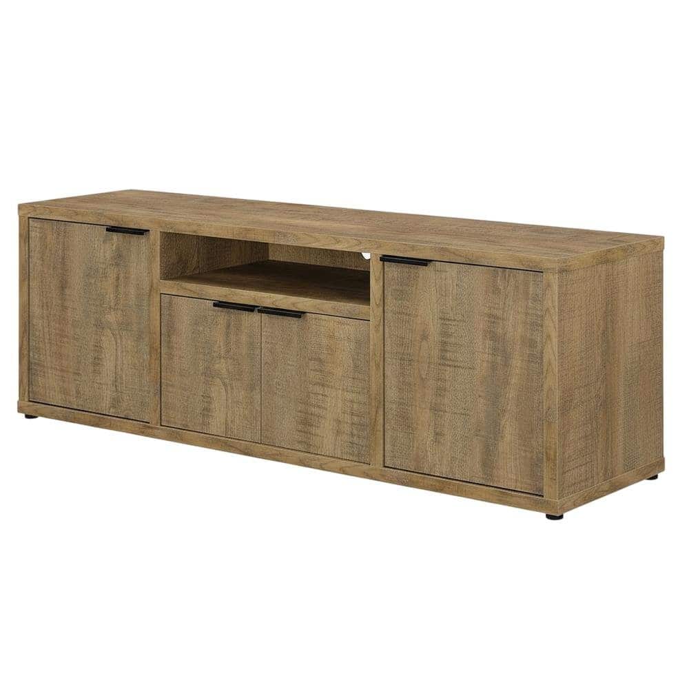 FurniFact - TV stand with Engineered Wood and Walnut Veneers, Farmhouse Style - Green price history on PriceWatchPro