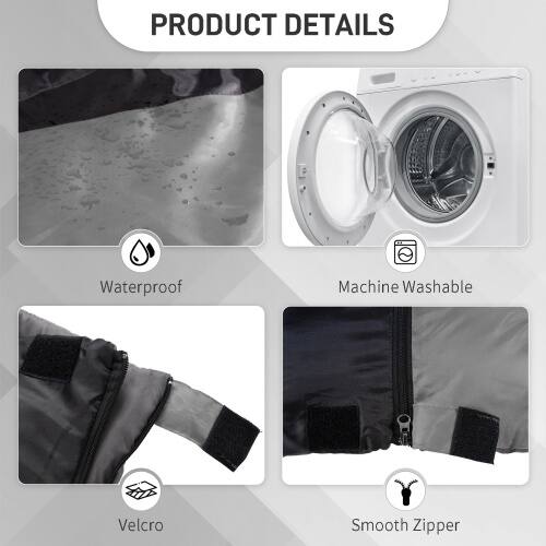PRODUCT DETAILS

- Waterproof
- Machine Washable
- Velcro
- Smooth Zipper