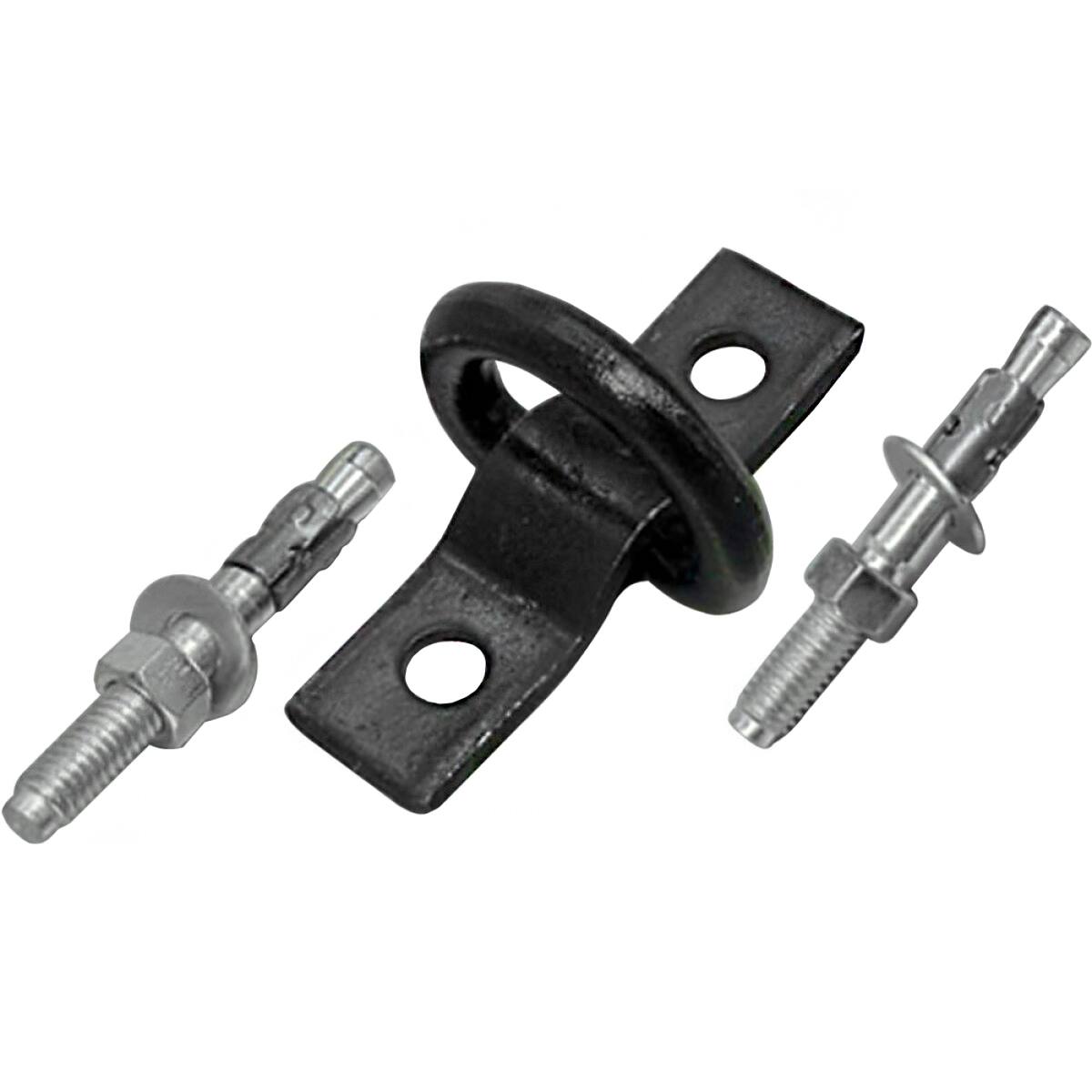 Front. TITLE Boxing - Title Boxing Floor Mount Bag Anchor - Black.