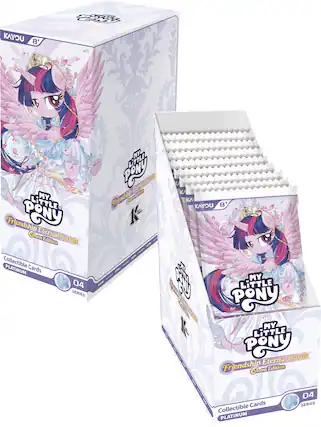 KAYOU 8' MY LITTLE PONY Eternal Cards Friendship Moon Edition Collectible PLATINUM Cards 04 SERIES